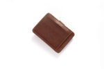 ⁦حافظة كروت - برو- جلد طبيعي - بني⁩ - الصورة ⁦2⁩