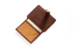 ⁦حافظة كروت - برو- جلد طبيعي - بني⁩ - الصورة ⁦3⁩